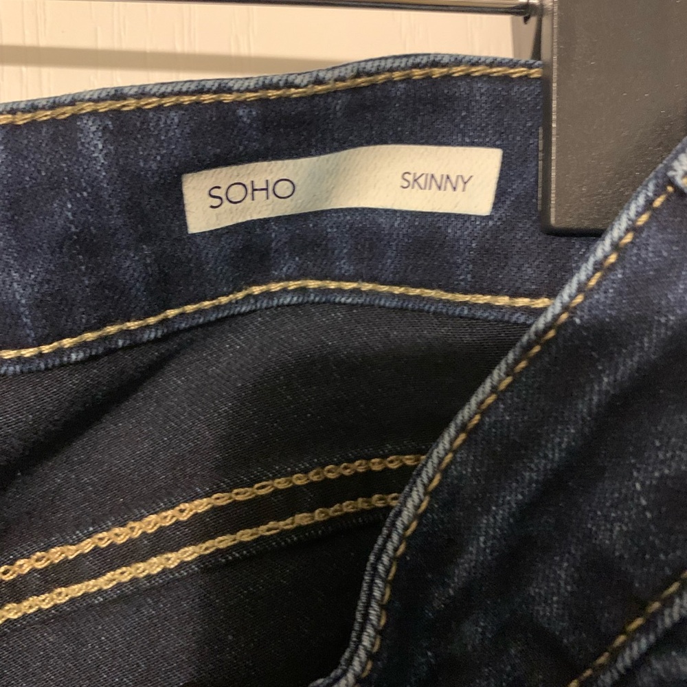 Code Bleu Dark Blue Skinny Jeans - Picture 3 of 4